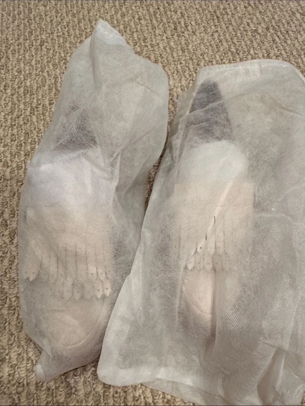 Jeffrey Campbell cream leather